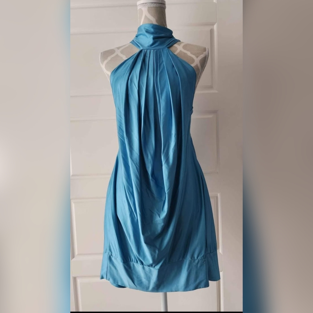 Stunning Blue Backless Dress